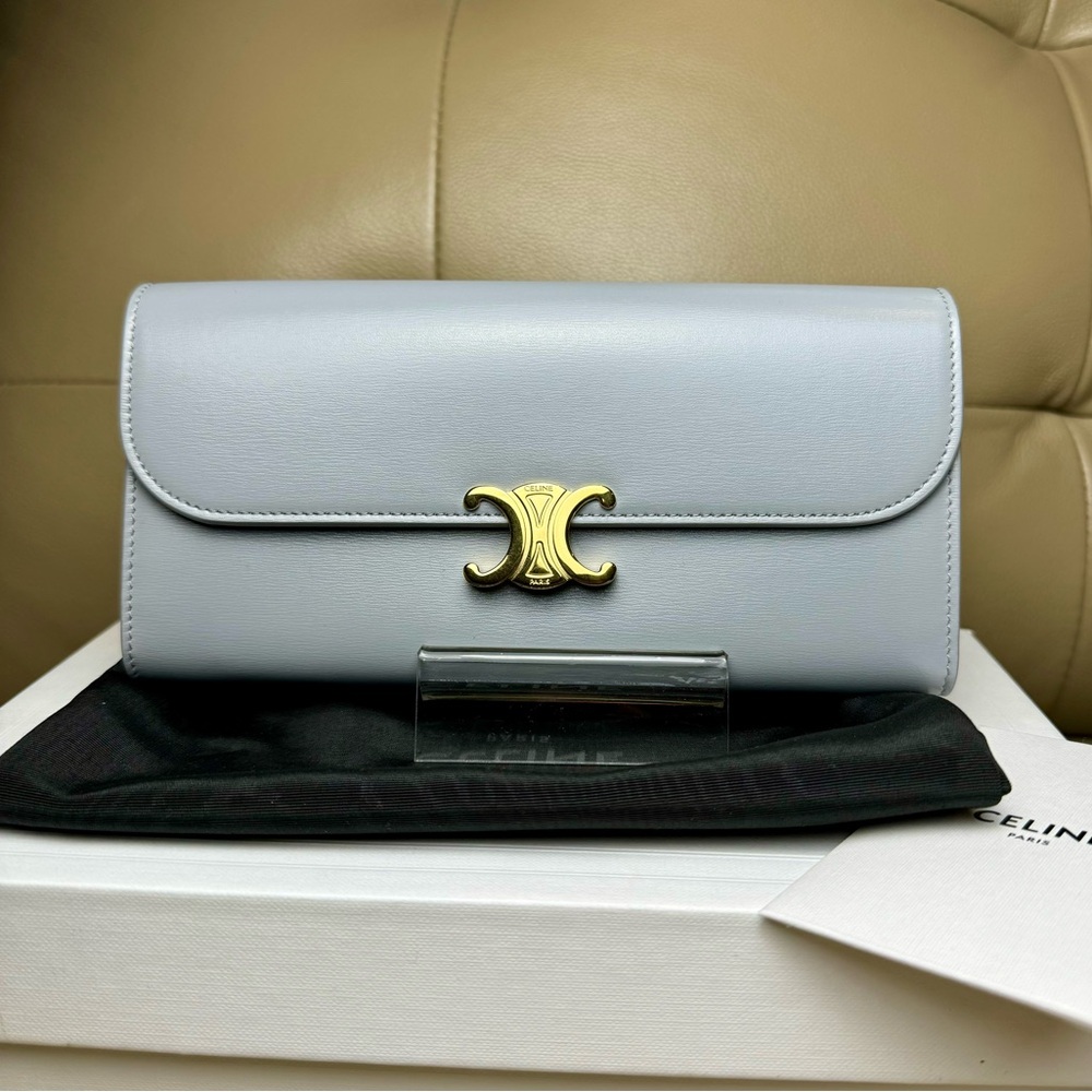 Celine Triomphe Large Wallet - Picture 1 of 9